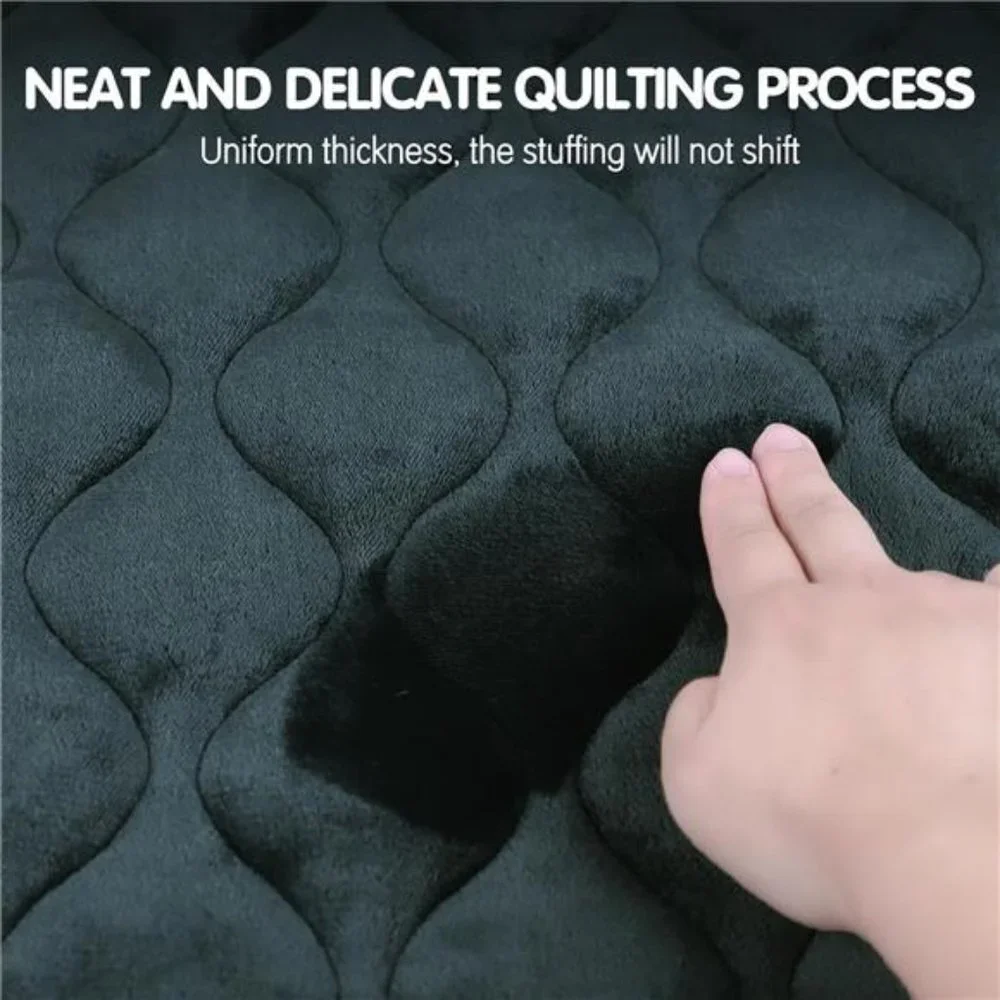Dog Bed Mat Soft Crate Mat with Anti-Slip Bottom Machine Washable Pet Mattress